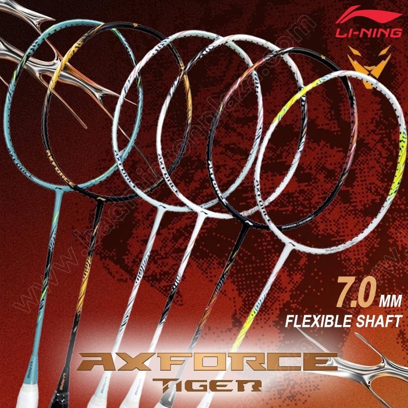 【 ของแท้ 💯% 】ไม้แบดมินตันหลี่หนิง AXFORCE TIGER Collection แถม! เอ็น+กริ๊ป (AXFORCE-TIGER)