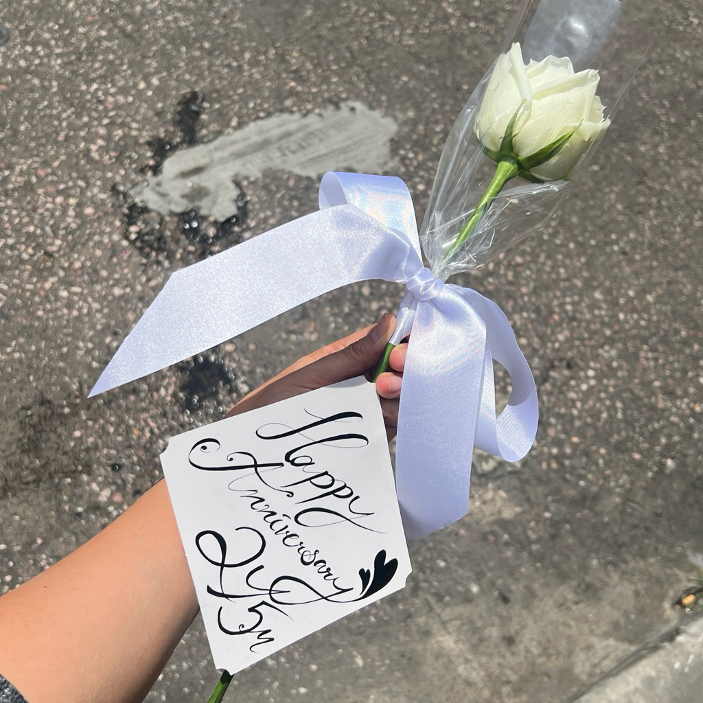 ส่งใน2ชม. | [เช็คสีก่อนสั่ง] กุหลาบ (ดอกไม้สด) - ขายแยก 1 ดอก | วาเลนไทน์ วันแม่ วันครบรอบ วันปัจฉิม รับปริญญา
