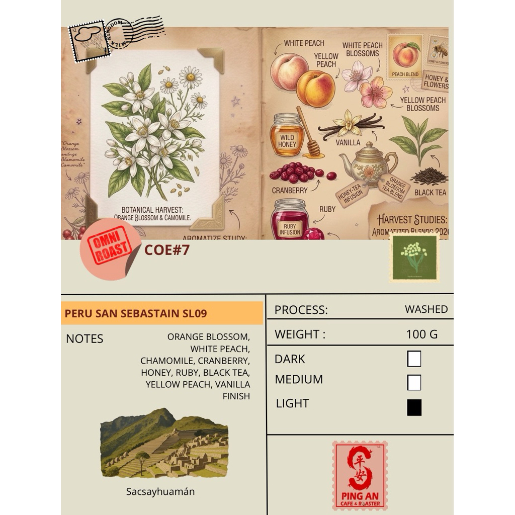 PERU SAN SEBASTAIN SL09 (100g) *SPECIAL LIMITED*