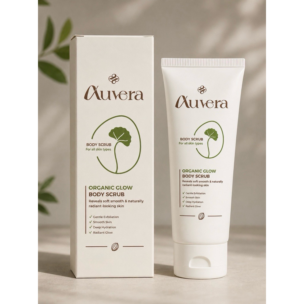 Auvera Organic Glow Body Scrub