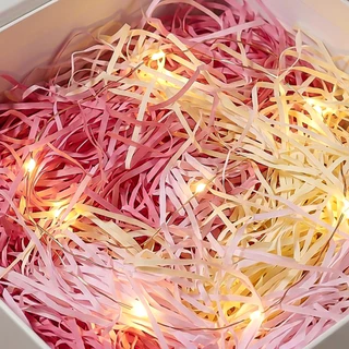50g กระดาษเกล็ดสี กระดาษฝอยกันกระแทก หลากหลายสี สำหรับห่อของขวัญ