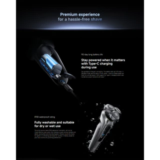 🆕Xiaomi Mijia Electric Shaver Pro ที่โกนหนวด โกนหนวด | IPX8 กันน้ำ | หัวลอย 360° ทุกทิศทาง | ใช้งานได้นานถึง 90 วัน