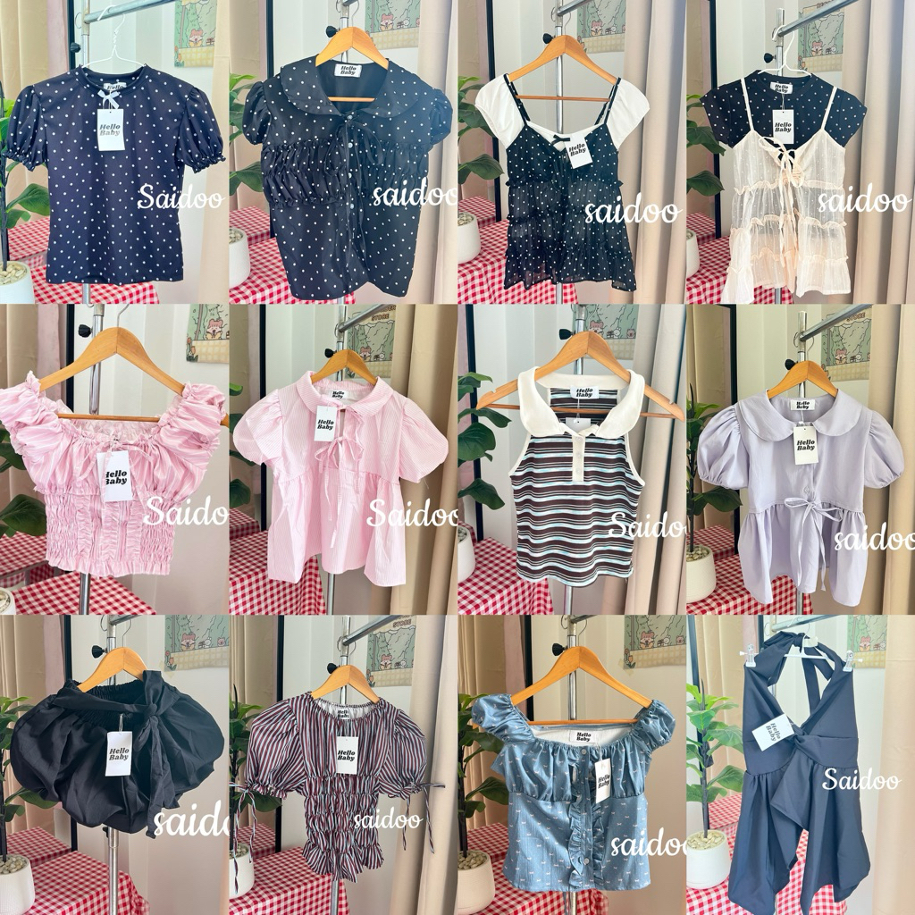 ✨👚 เสื้อชั่นป้าย Hello Baby 👚✨