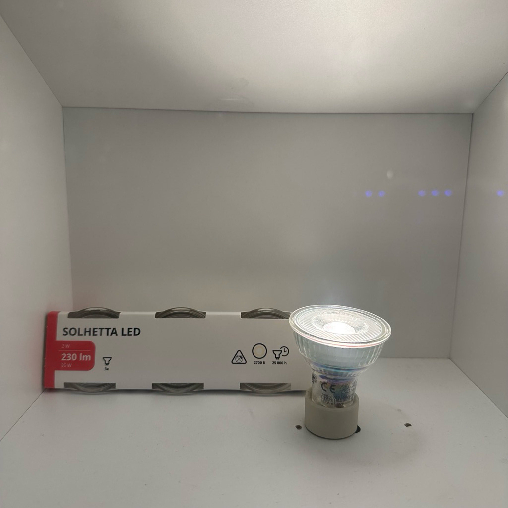 หลอดไฟIKEA  GU10 สี Warm Light