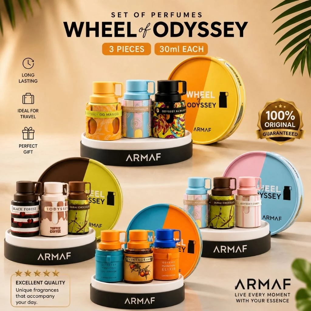 ชุดset น้ำหอม mini Odyssey EDP by armaf (3 x 30 ml) สำหรับผู้ชายและผู้หญิง