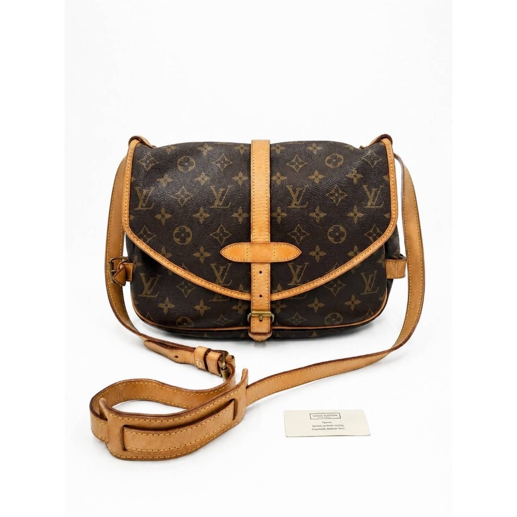 Louis Vuitton Monogram Saumur 30 Crossbody Bag | Vintage | Authentic