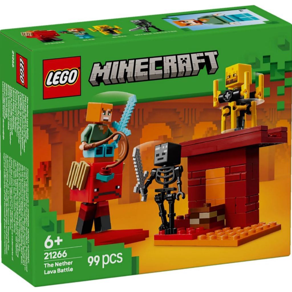 (เลโก้) LEGO Minecraft The Nether Lava Battle 21266