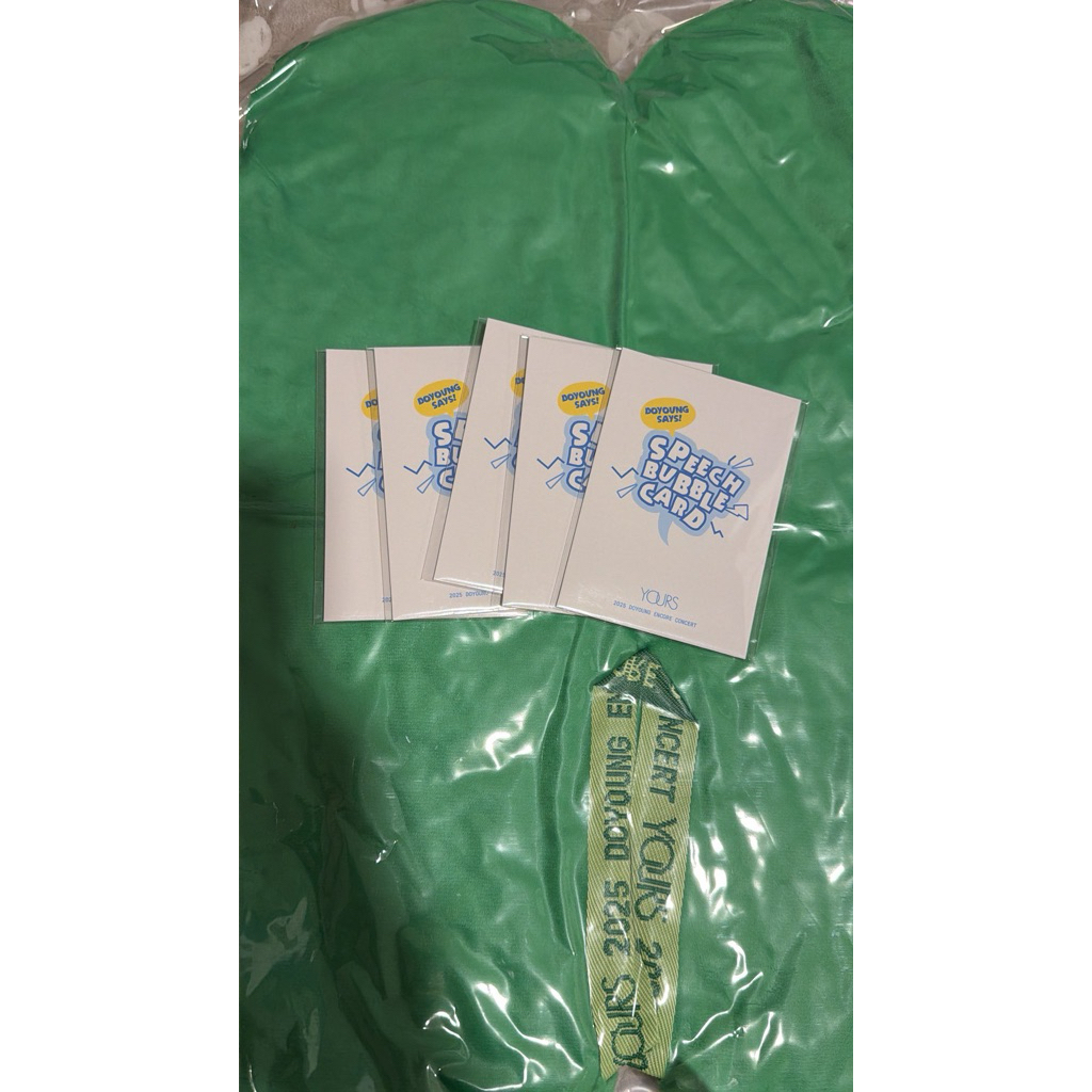 Speech Bubble Card Set Doyoung Encore Concert Yours