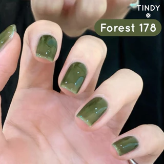 Tindy ยาทาเล็บ โทนเรียบหรู ดูดี เนื้อสีเงาดั่งเจล ไม่ต้องอบ สีทาเล็บ สีสวย แห้งไว 6ml