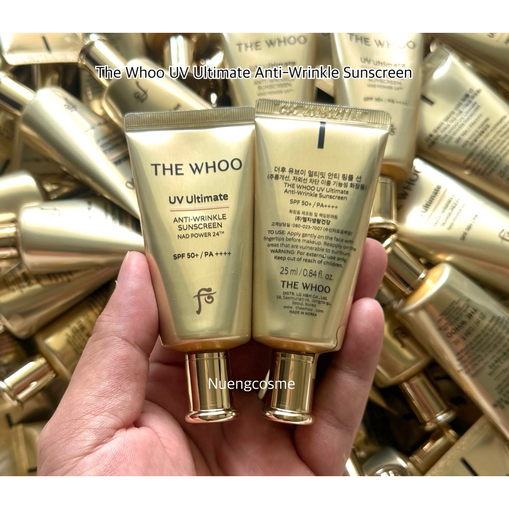 🟡(ครีมกันเเดด)(ขนาด 25ml) The Whoo UV Ultimate Anti-Wrinkle Sunscreen