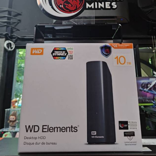 WD ELEMENTS DESKTOP 10 TB EXTERNAL HDD