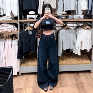 กางเกงยีนส์ขากระบอกใหญ่ รุ่น Balance Jeans