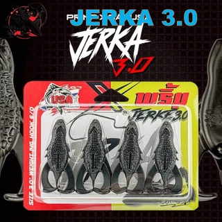 เหยื่อยาง พริ้ม&USA รุ่น JERKA 3.0 เจอร์ก้า ขนาด3นิ้ว น้ำหนัก 14กรัม เบ็ด6/0