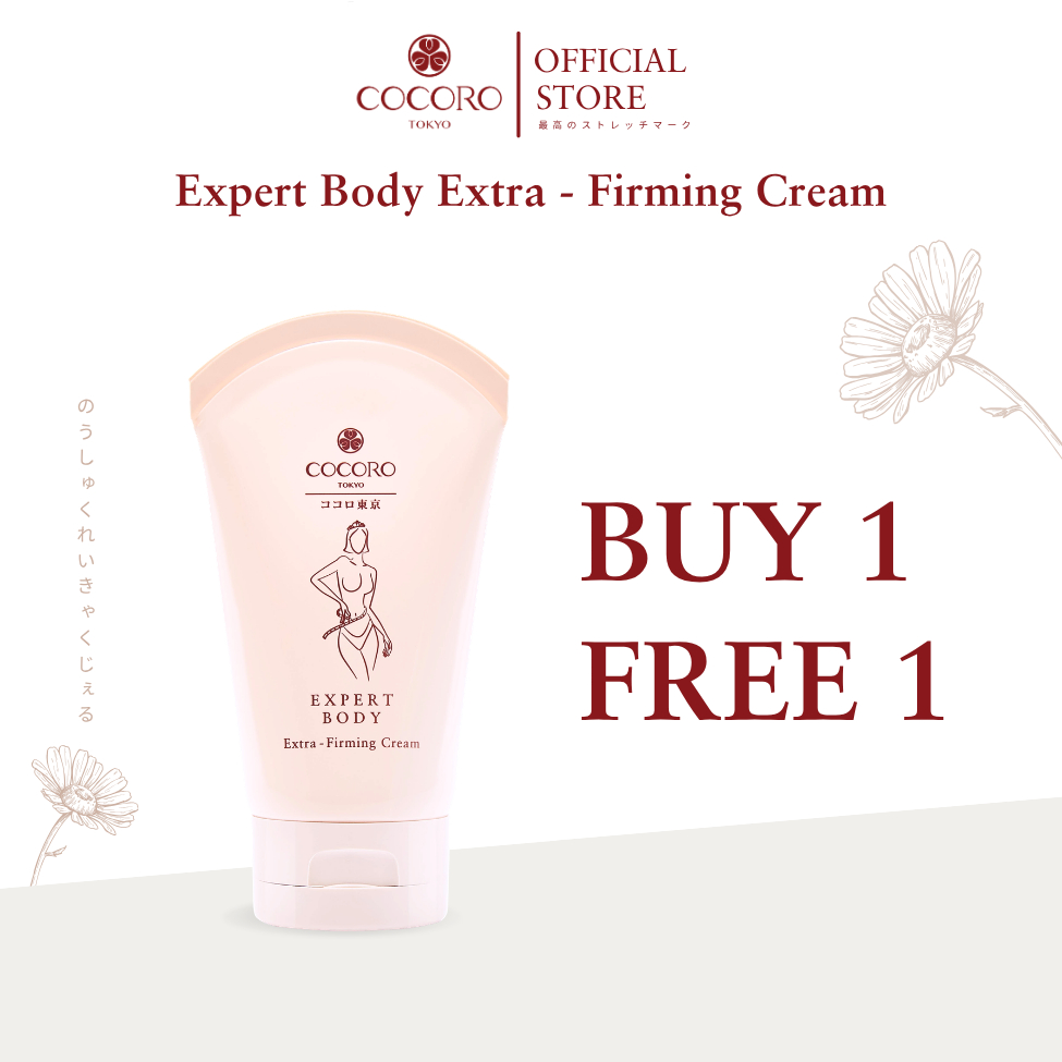 [1 แถม 1] COCORO TOKYO | Expert Body Extra-Firming Cream - ดูแลผิวหย่อนไม่กระชับ
