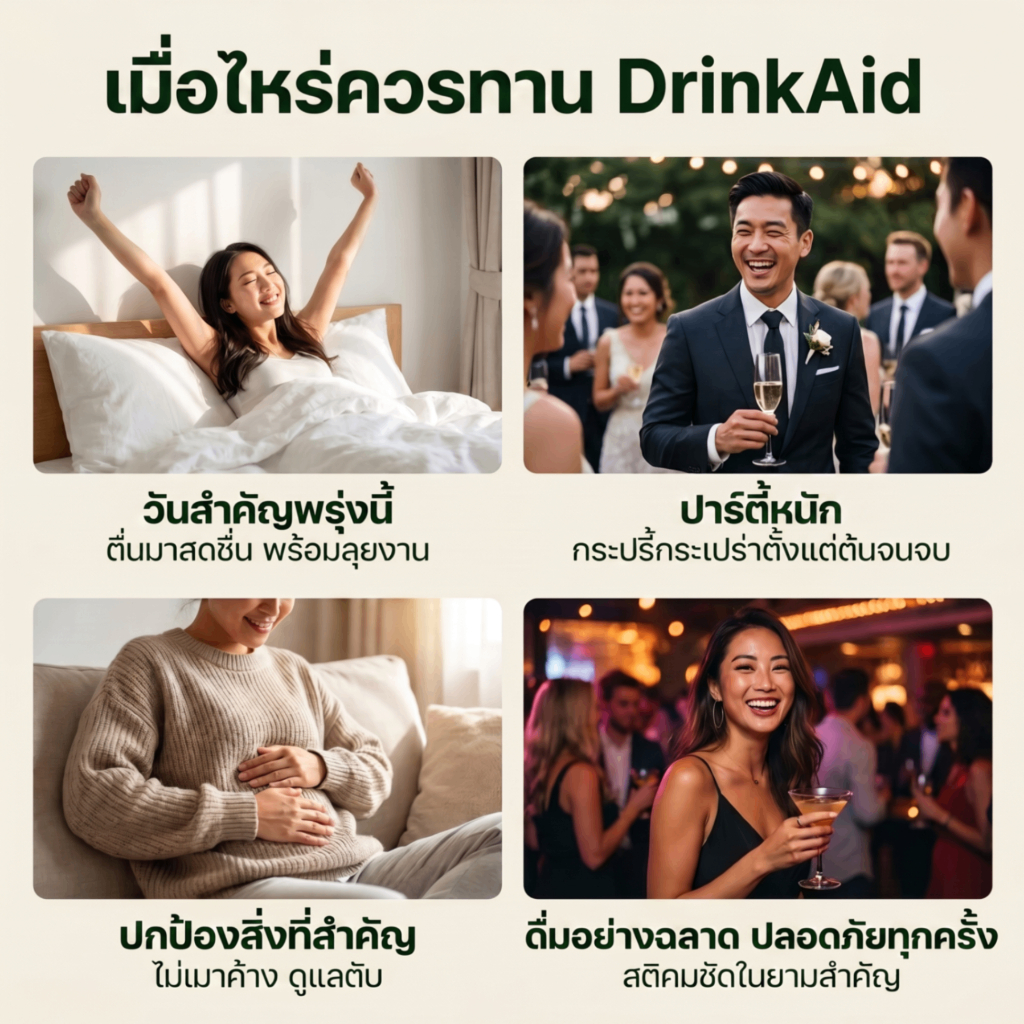 DrinkAid | ดริงค์เอด | ยาแก้แฮงค์ + บำรุงตับ ขายดีอันดับ รูปที่ 7
