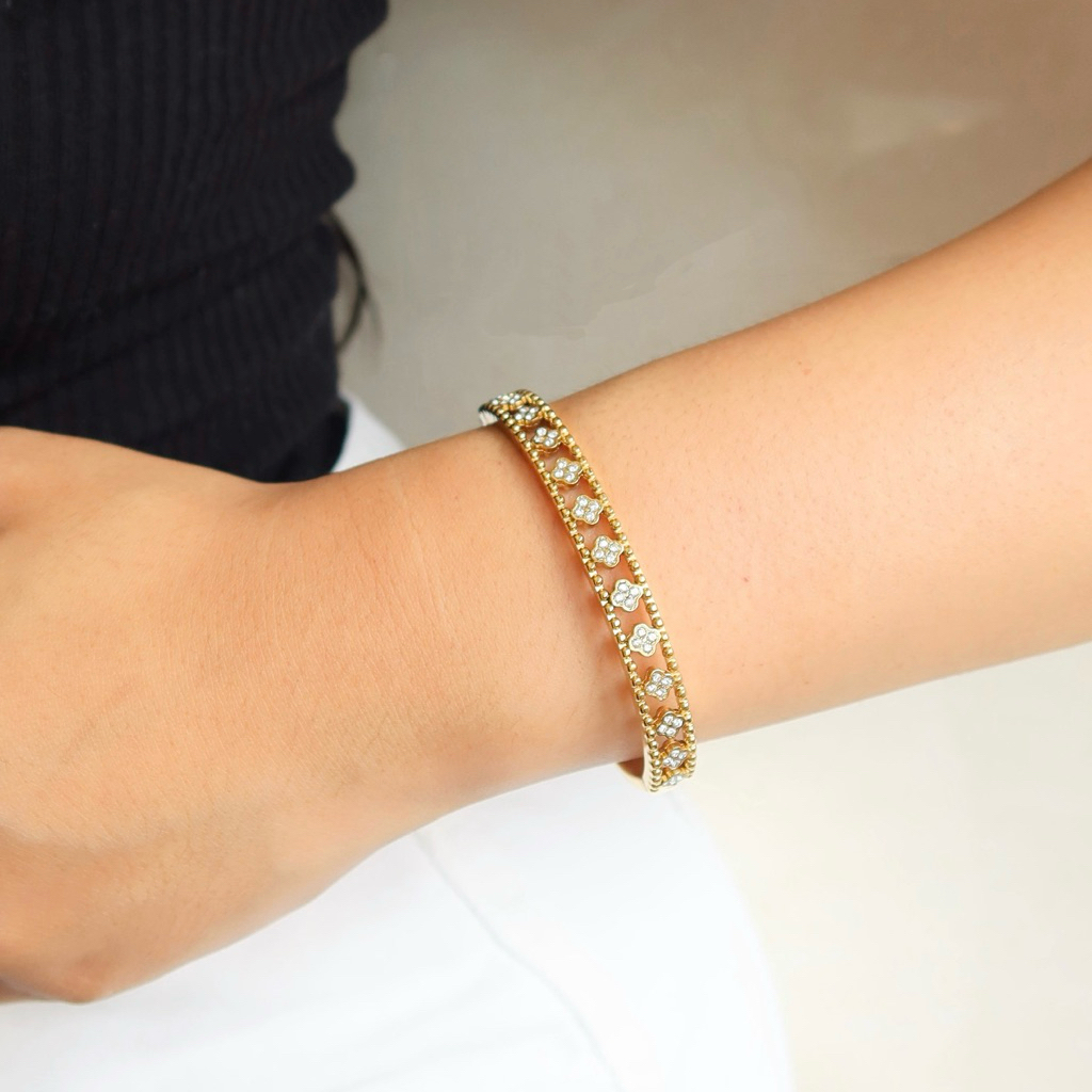 TIARA Cinthia Bracelet (Stainless Steel) กำไลสแตนเลส โดนน้ำได้ ไม่ลอก ไม่ดำ ผิวแพ้ง่ายใส่ได้