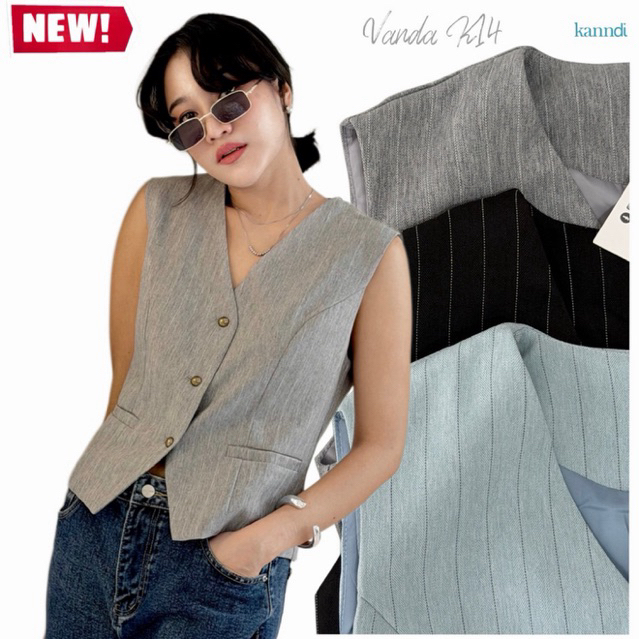Kanndi (Vanda K14) vast Blazer สาวอวบ ใส่ทำงาน ผู้หญิง