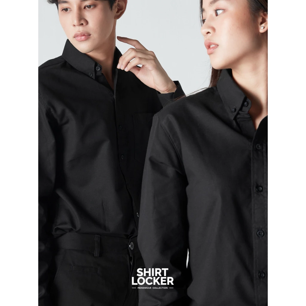 เสื้อเชิ้ตแขนยาว คอปก ทรงสลิมฟิต พร้อมส่ง ตรงปก by SHIRT LOCKER