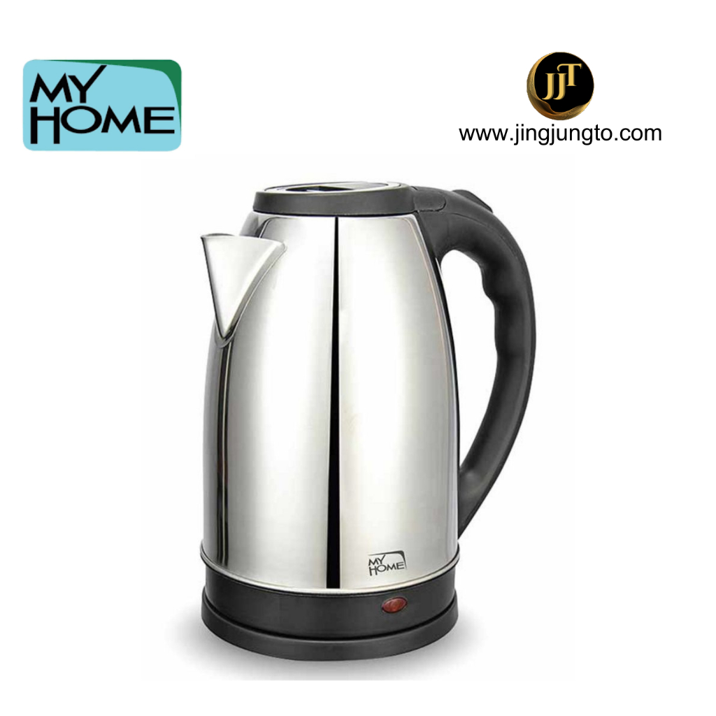 MYHOME กาน้ำร้อนสเเตนเลส รุ่น KT-1816L ขนาด 2.5 ลิตร MY HOME รุ่น KT-1816L คือ กาต้มน้ำไฟฟ้าสแตนเลส ความจุ 2.5 ลิตร