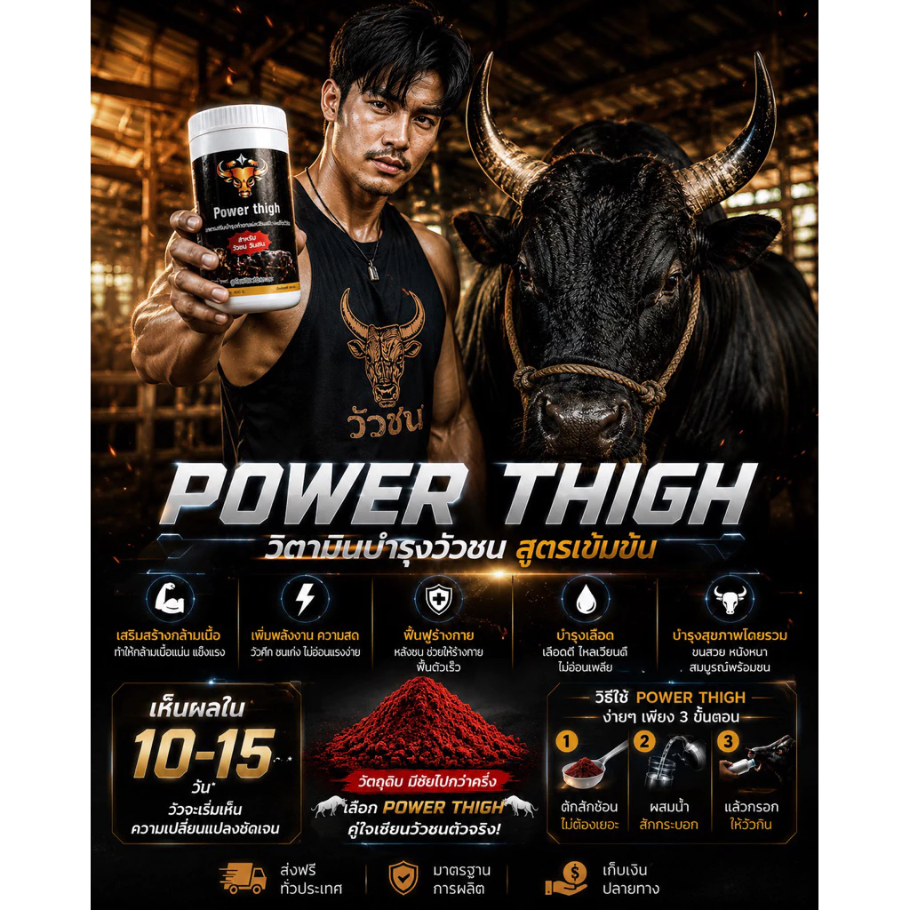 power fhigh วิตตามินบำรุงวัวชนนน