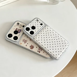 เคสหนังสกรีนลายการ์ตูนกันกล้องสำหรับไอโฟน17 pro max 16/pro/max 15/pro/max 14/pro/max 13 11 17promax 16promax 16plus i17
