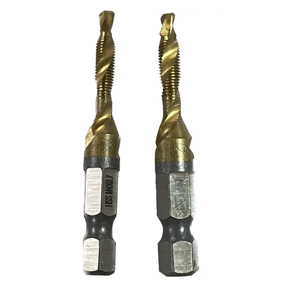 ดอกสว่านต๊าปเกลียวแบบผสม (Combination Drill/Tap Bit) ขนาด M4 คุณภาพดี**(ไม่แน่ใจสอบถามก่อนสั่งซือไม่รับคืนทุกกรณี)