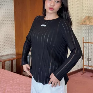NIPPERISDABEST เสื้อไหมพรมแขนยาว