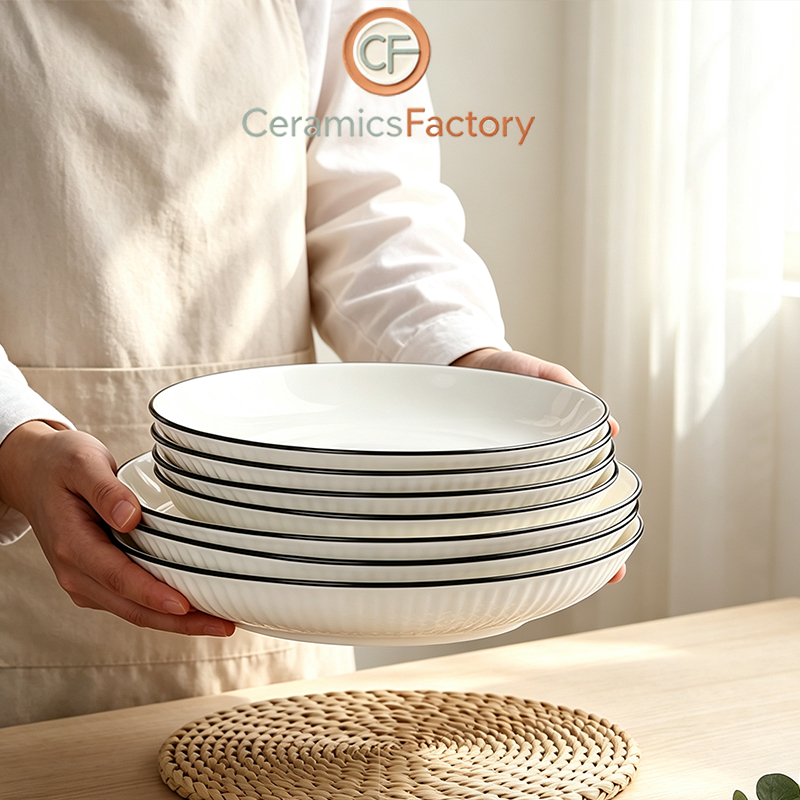 CeramicsFactory2026 รวมทุกลาย จานเซรามิกญี่ปุ่น แบบจัดเซ็ต 6 ชิ้น ราคาถูก คุณภาพดีเยี่ยม เข้าไมโครเวฟได้