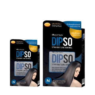 DIPSO Straight line Strong / Normal ดิ๊พโซ่ ครีมยืดผม สเตรทไลน์ สูตรผสมเคราติน (มี2สูตรให้เลือก) 125g