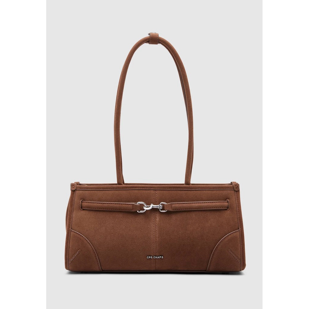 CPS CHAPS Mini Belt Detail Shoulder Bag (สีน้ำตาล)