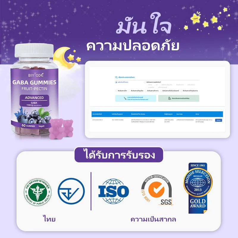 BIYODE Japanese 300mg Persimmon Powder FOOD Supplement อาหารเสริมลดกลิ่นกาย กลิ่นแก่ กลิ่นปาก