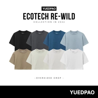 Yuedpao Ecotech Re-Wild Oversized Crop เสื้อครอปโอเวอร์ไซซ์ ผ้าหนาทรงสวย ยับยาก รีดง่าย เสื้อรีไซเคิล (8สี)