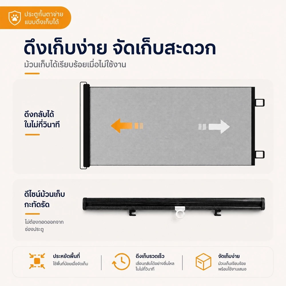 PETWELL รั้วสัตว์เลี้ยงแบบพกพา ยืดหดได้ สำหรับเด็กและสัตว์เลี้ยง thumbnail 6