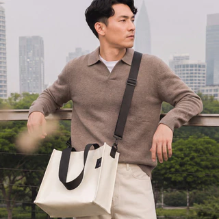 กระเป๋าสะพายข้าง ผ้าใบกันน้ำ สะพายไหล่ ขนาดเล็กใส่ของ Mini Laptop พกพาสะดวก CART BAG KIDNAP ME.