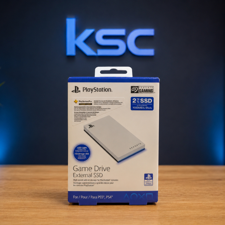 Seagate Game Drive for PlayStation 5 ความจุ 2TB, 5TB USB 3.0 Micro-B External Hdd 3.5"