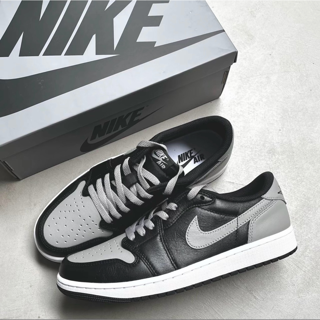 [ พร้อมส่ง ของแท้ 100% ] Jordan 1 Low OG Shadow