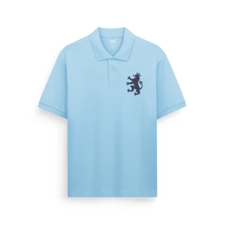 AIIZ เสื้อโปโลผู้ชายผ้าปิเก้โลโก้สิงห์ AIIZ Men's Big Lion Pique Polo Shirt