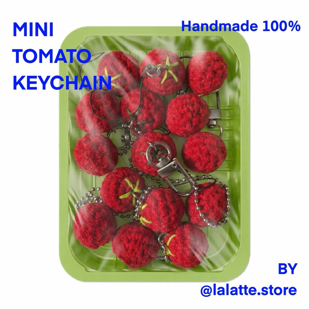 MINI TOMATO KEYCHAIN 🍅