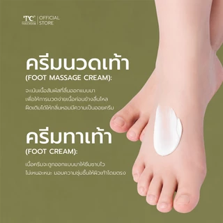 Thaicream 1กิโล ครีมนวดเท้า ตะไคร้ ใช้ในร้านสปาเท้า แบรนด์ไทยครีม Lemongrass Foot Massage Cream feet