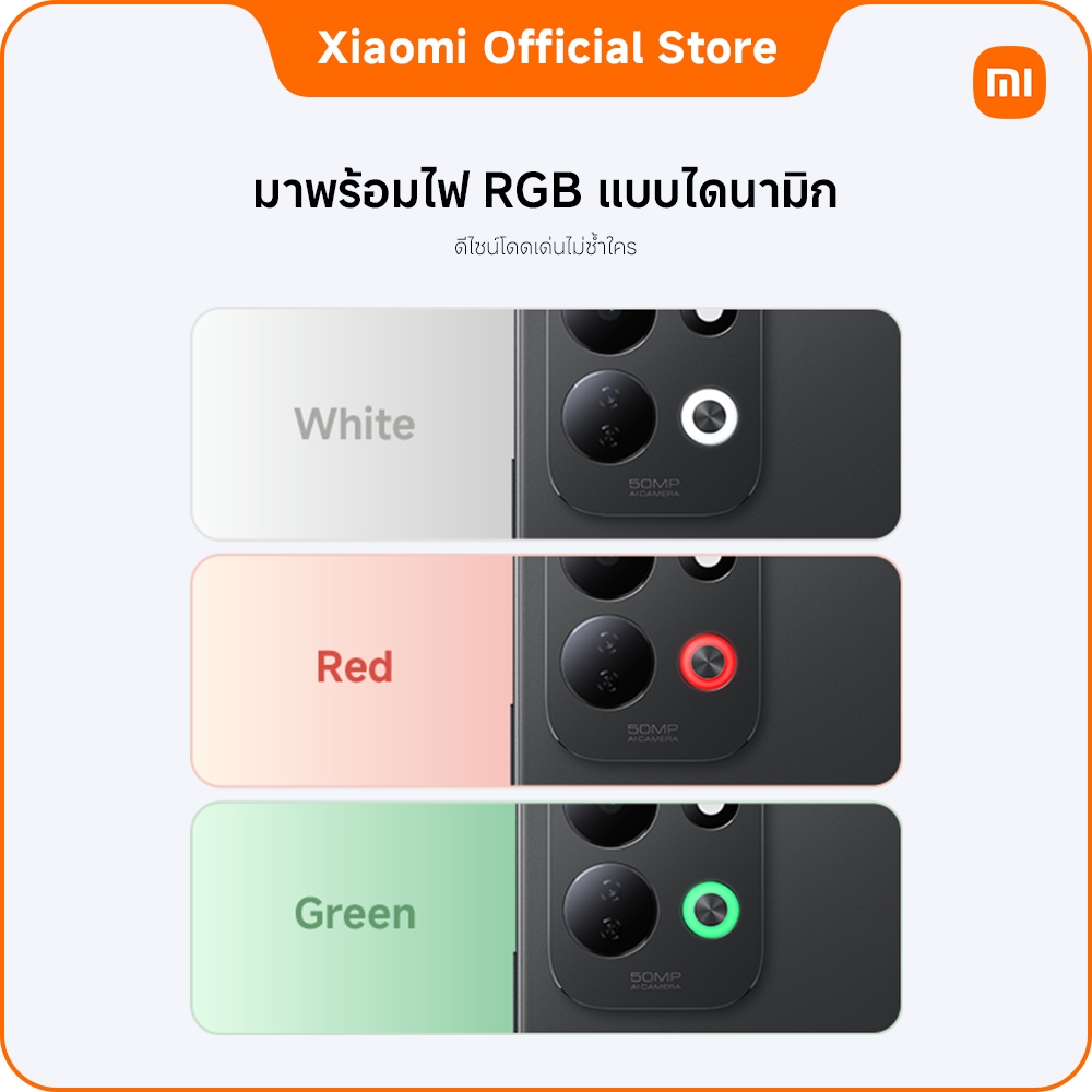 Redmi 17 5G ชิปเซ็ต'Snapdragon®4 Gen 5 พร้อม'5G