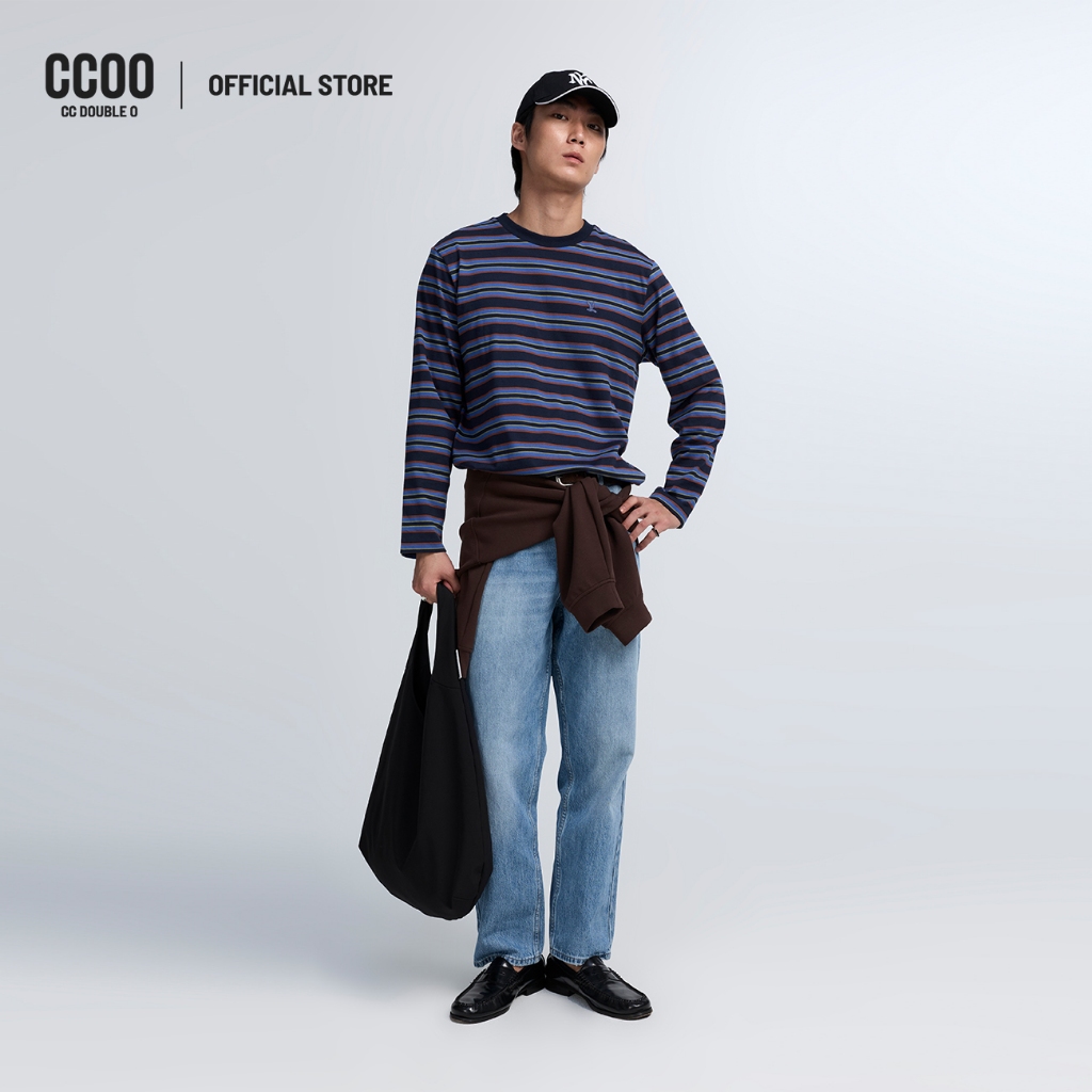 CC DOUBLE O STRAIGHT 5 POCKET JEANS ผู้ชาย กางเกงยีนส์ 5 กระเป๋าทรงตรง รุ่น O26WGMB057 (AW26 #B1)