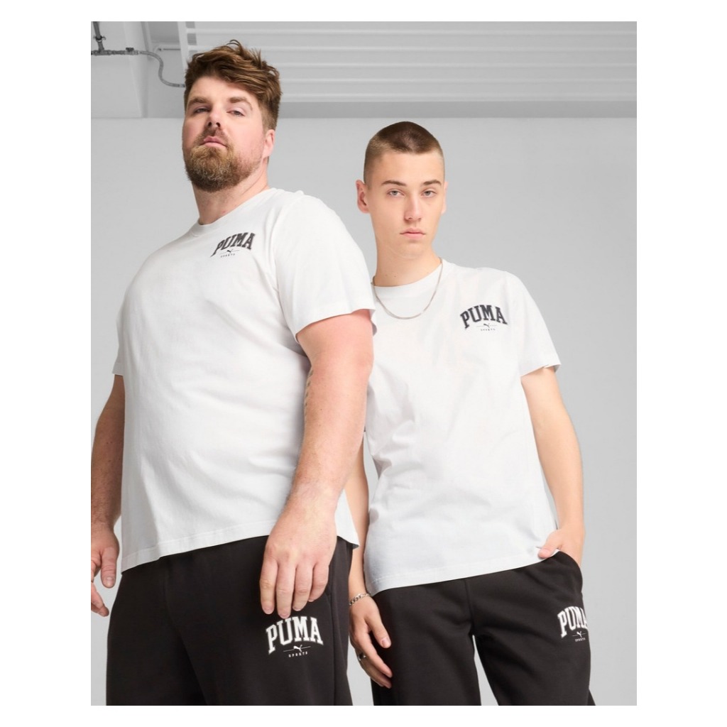 PUMA تيشيرت رجالي PUMA SQUAD — أبيض