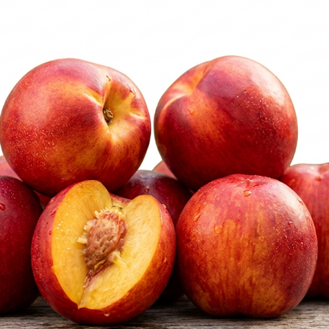 พีชมัน (Nectarine) ผิวเรียบ ไม่มีขน  (500 กรัม) หอม หวาน กรอบ อร่อยเต็มคำ แช่เย็นยิ่งฟิน