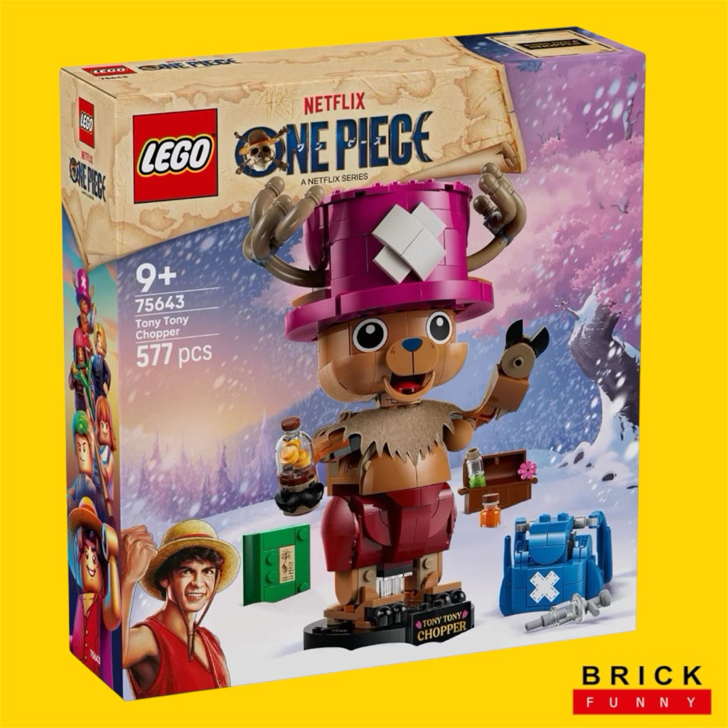 Lego One Piece 75643 Tony สินค้าใหม่ กล่องสวย  ของแท้ 100%