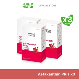 Nutrimaster Astaxanthin Plus ด้วยสารสกัดแอสตาแซนธิน ถึง 60 มก. มี Q10 และ ALA(30แคปซูล)