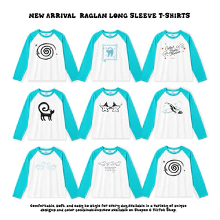 resign studio - เสื้อ Raglan เสื้อขาวแขนเขียว🧤📟