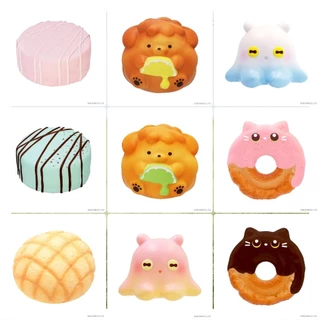 [พร้อมส่ง] สกุชชี่ แบรนด์ Ibloom (Puchi/Marmo/Unicorn/Hamster/Shortcake/MelonBread/SachertorteMini/FluffyBread)