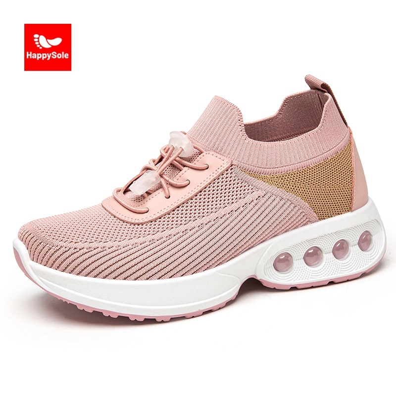 New รองเท้าผ้าใบผู้หญิง มีไซส์36-41/“รองเท้าวิ่ง，สบายสะดวก/พื้นรองเท้าหนา ระบายอากาศได้ดี