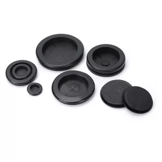 (แพ็ค 5 ชิ้น) ยางอุดรู 12 16 20 22 25 27 30 32 35 38 40 42 47 48 50 มิล | Rubber Hole Plugs | Rubber Grommet Double Side