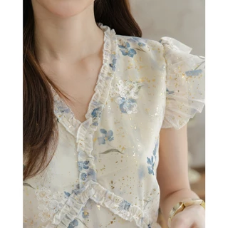 DR0531 LABELLE รุ่น Dearly Dress เดรสสีแดง น่ารัก